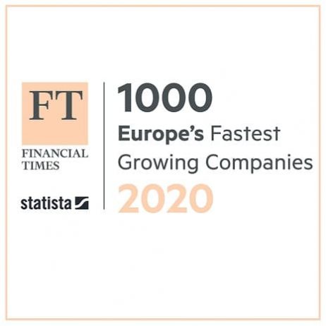 Financial Times Europe’s Top 1000 Growth Companies..
