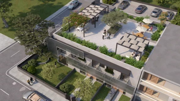 Greece Golden Visa Apartment Render Aerial