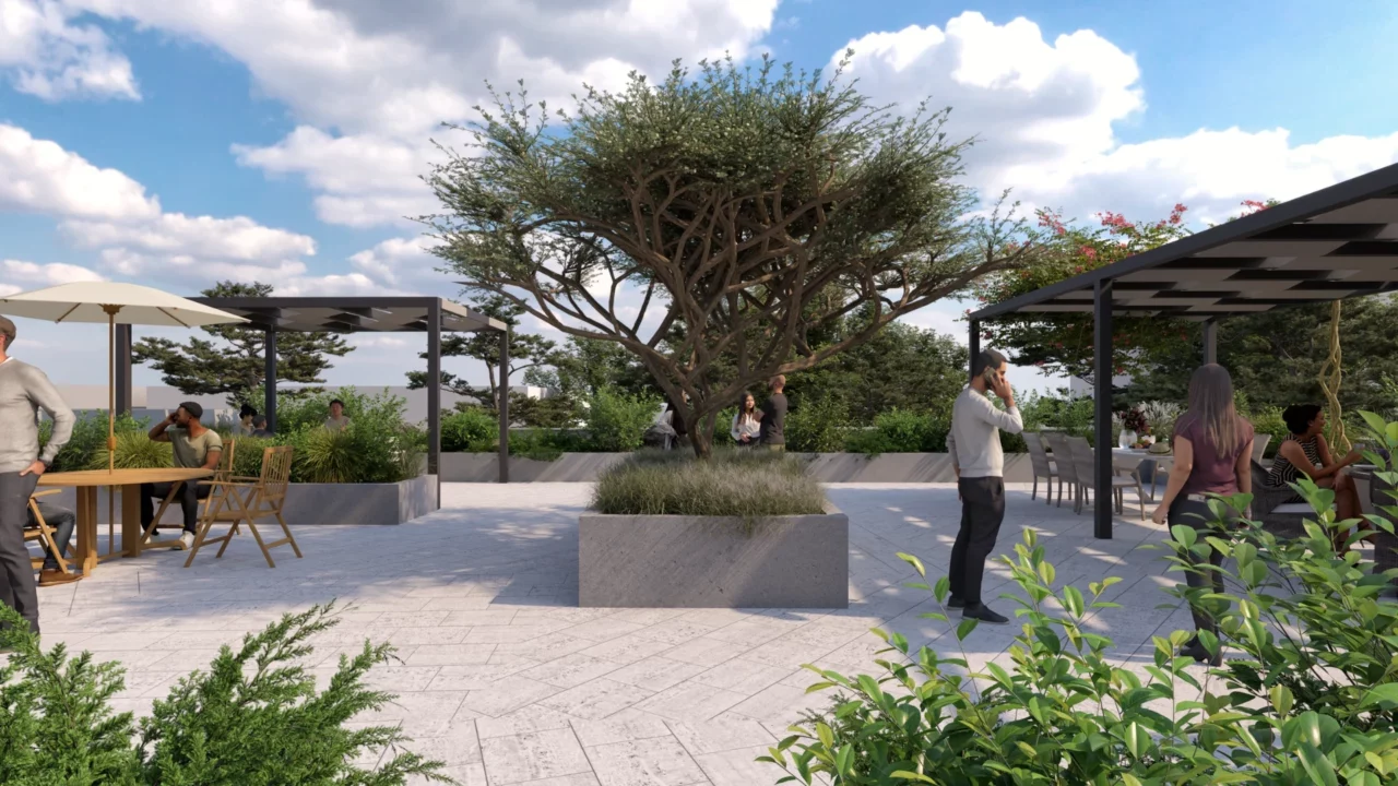 Greece Golden Visa Apartment Render Shared Space