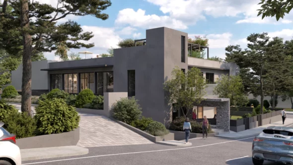 Greece Golden Visa Apartment Render Street