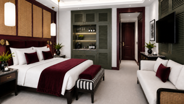 Bedroom 2 Central Athens Hotel Investment Greece Golden Visa