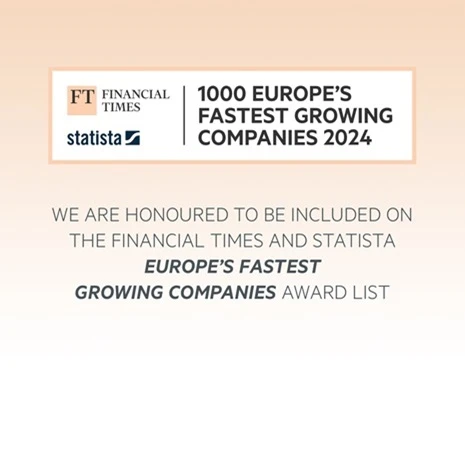 Financial Times Top 1000 Five Years Running 2024