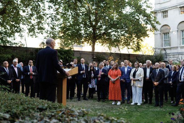 Chancellor John Healey in London ahead of the Autumn Budget 2026
