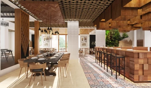 Cabrits Kempinski Dominica Bar Area