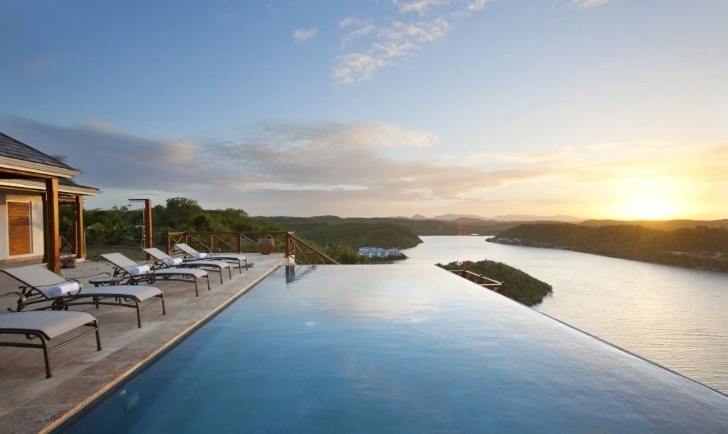 Nonsuch Bay Pool at Sunset